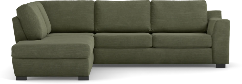 Friday - 2,5-sits soffa med divan vänster - Grön