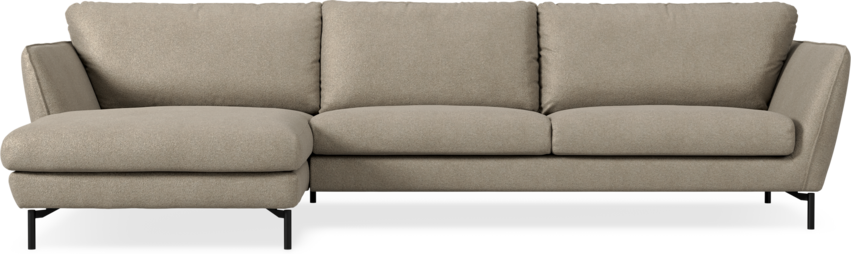Madison Lux - 3-sits soffa med schäslong vänster - Beige