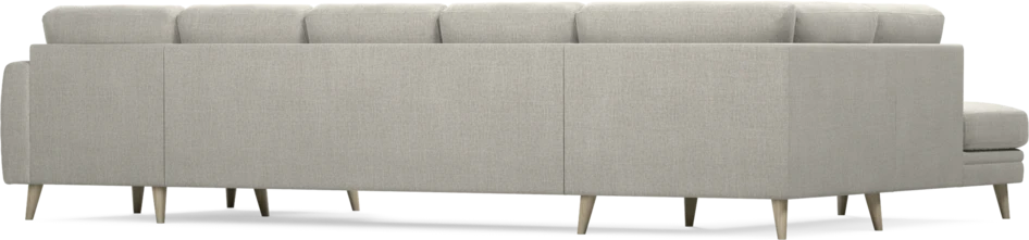 Eden - 3-sits soffa med divan vänster och schäslong höger - Grå