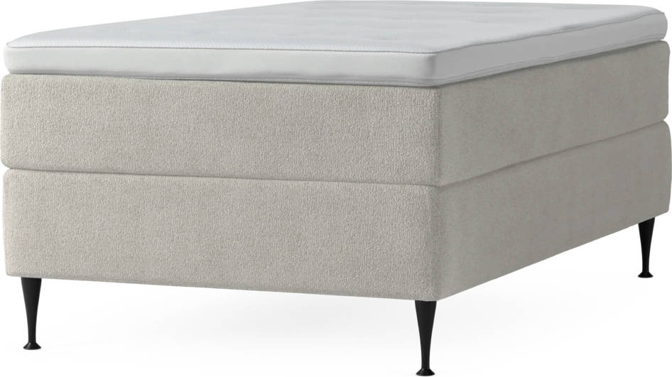 Delux Exclusive - Kontinentalsäng, enkelsäng 120 cm med bäddmadrass och sängben