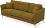 Eden - 3-sits soffa - Gul