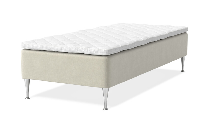Sense Delux - Ramsäng, enkelsäng med bäddmadrass Sense Delux - Beige