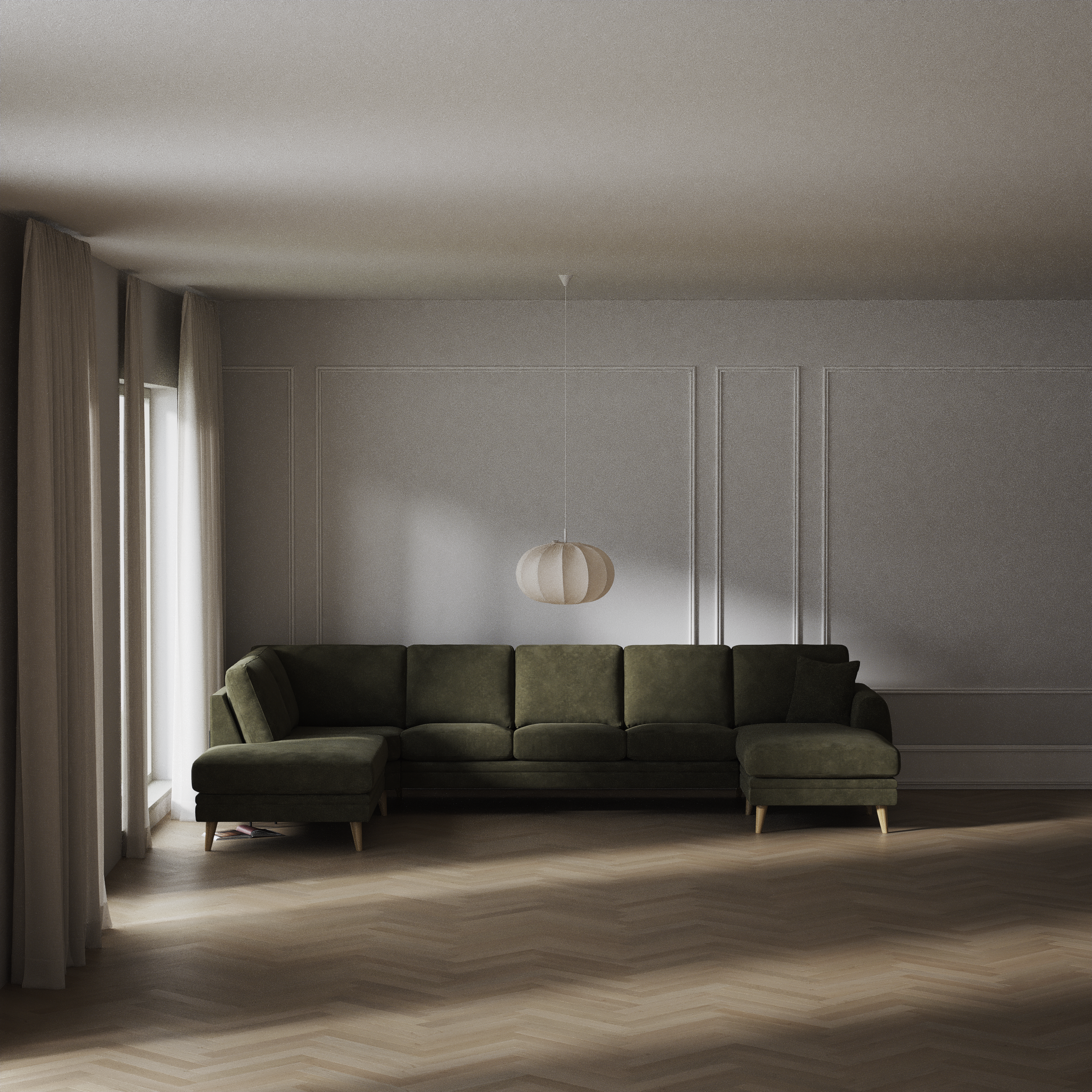 Eden - 3-sits soffa med divan vänster och schäslong höger - inspiration