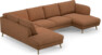 Madison Lux - 2-sits soffa med divan vänster och schäslong höger - Orange