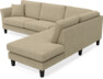 Eden - 2,5-sits soffa med divan - Beige