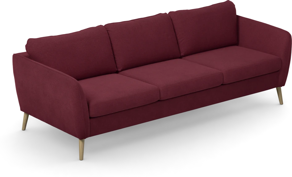 County - 3-sits soffa - Röd