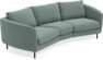 Madison - 3-sits soffa svängd, 70 cm - Turkos