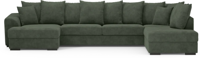 Town, 3-sits soffa med divan höger och schäslong vänster