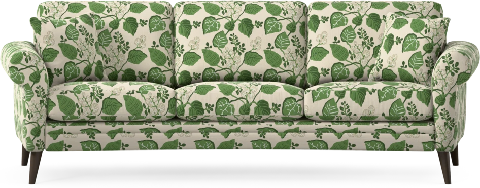 Eden - 3-sits soffa svängd - Flerfärgad