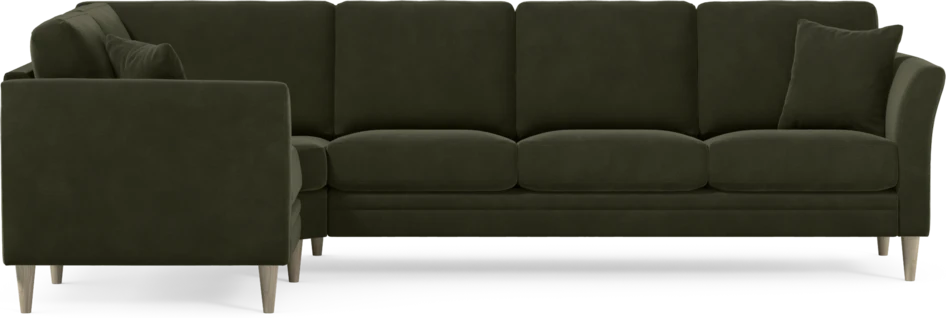 Eden - Hörnsoffa, 1+3-sits - Grön