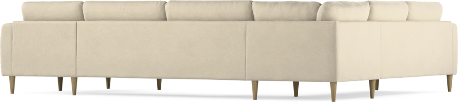 Bridge - Hörnsoffa, 2+3-sits med schäslong höger - Beige