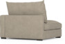 Rossi - 1,5-sits med armstöd höger - Beige