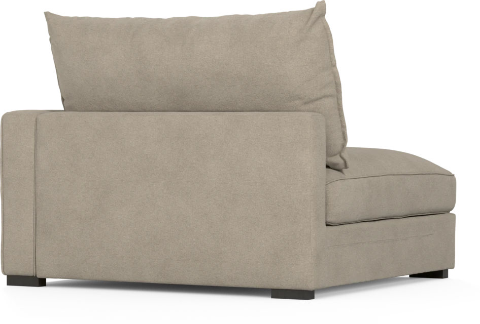 Rossi - 1,5-sits med armstöd höger - Beige