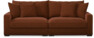 Rossi - 3-sits soffa - Röd