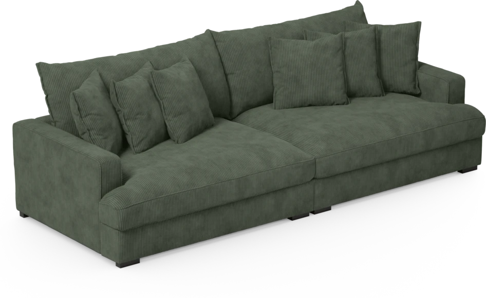 Rossi - 4-sits soffa - Grön