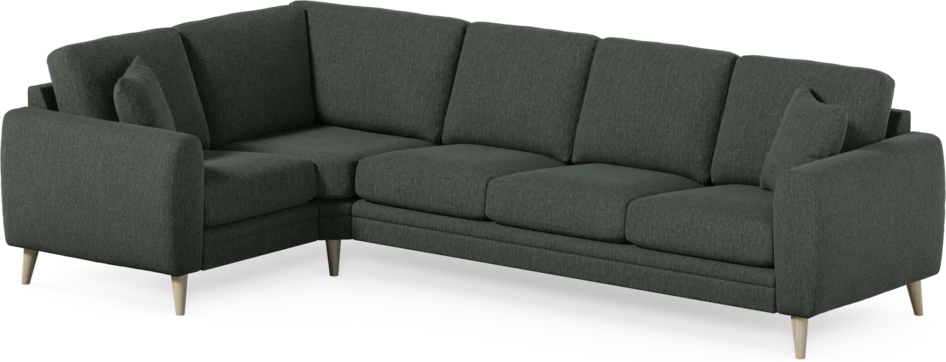 Eden - Hörnsoffa, 1+3-sits - Grön