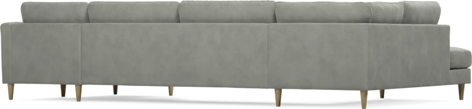 Bridge - 3-sits soffa med divan vänster och schäslong höger - Grå