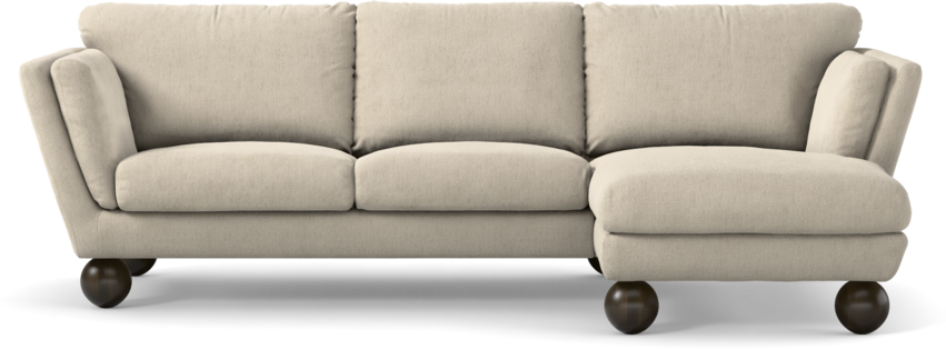 Madison - 2-sits soffa med schäslong höger - Beige