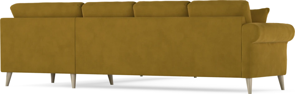 Eden - Hörnsoffa, 3+3-sits - Gul