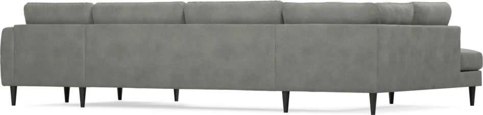 Bridge - 3-sits soffa med divan vänster och schäslong höger - Grå