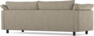Cherrie - 3-sits soffa, fast klädsel - Beige