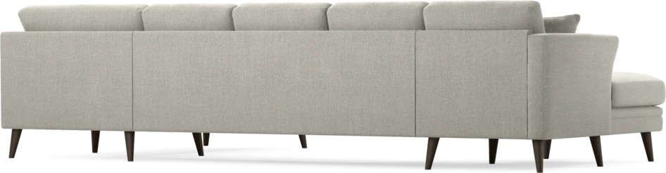 Eden - 3-sits soffa med schäslong vänster och divan höger - Grå