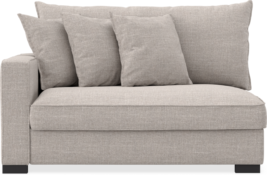 Rossi - 2-sits med armstöd vänster - Beige