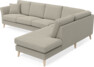 Eden - 3-sits soffa med divan - Brun