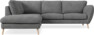 Madison - 2-sits soffa med divan vänster - Vit