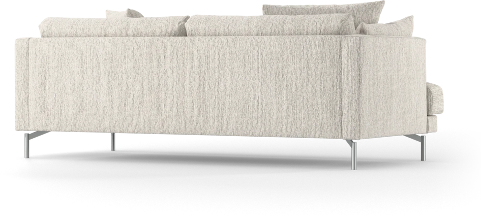 Harper - 3-sits soffa, hel dyna - Grå