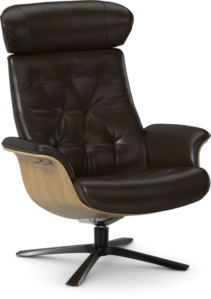 Timeout XL - Fåtölj pikérad - Brun