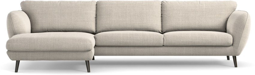 Madison Lux - 3-sits soffa med schäslong vänster - Beige