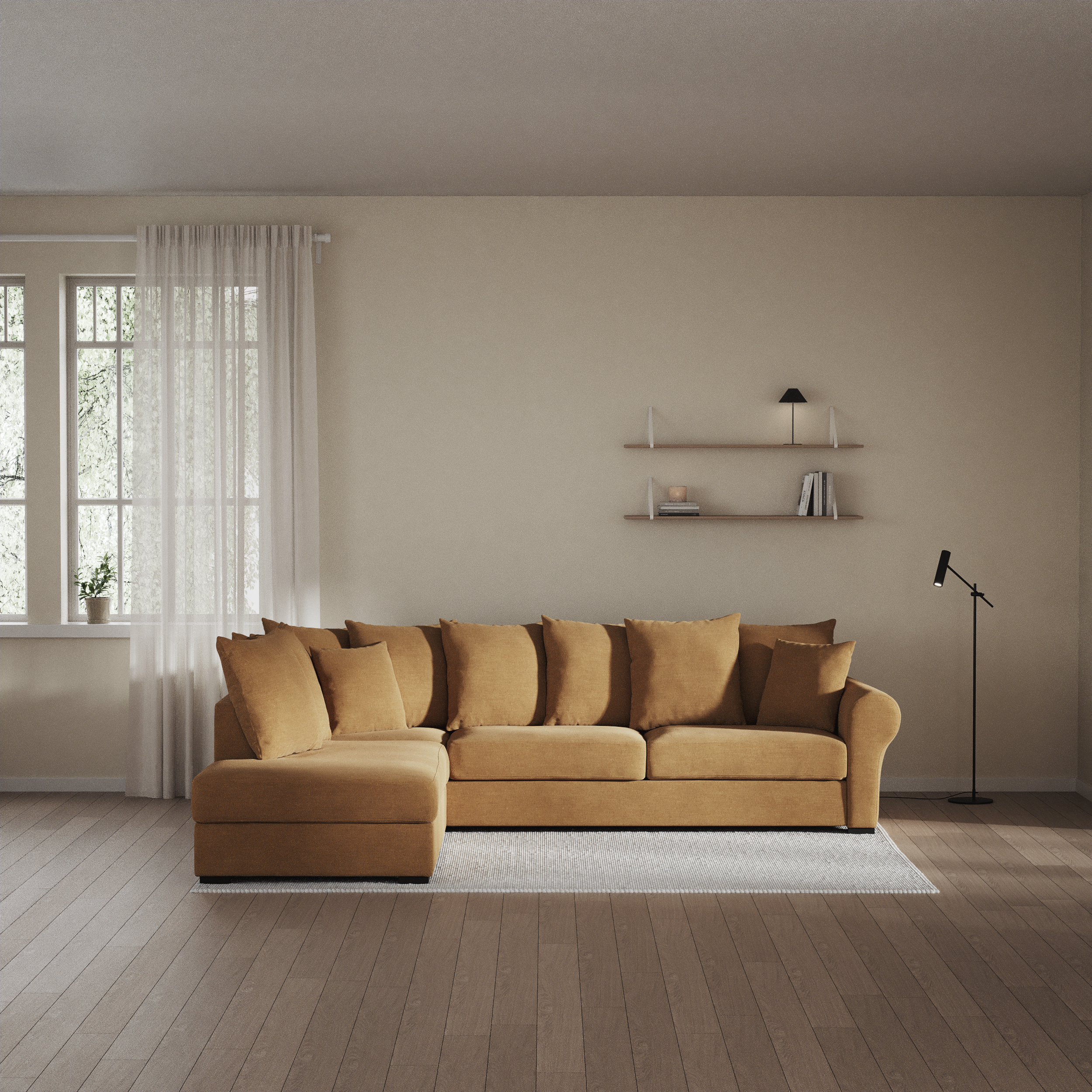 Town - 3-sits soffa med divan vänster - inspiration