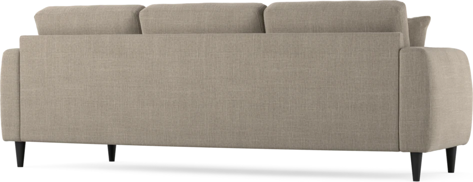 Eden - 3-sits soffa svängd - Beige