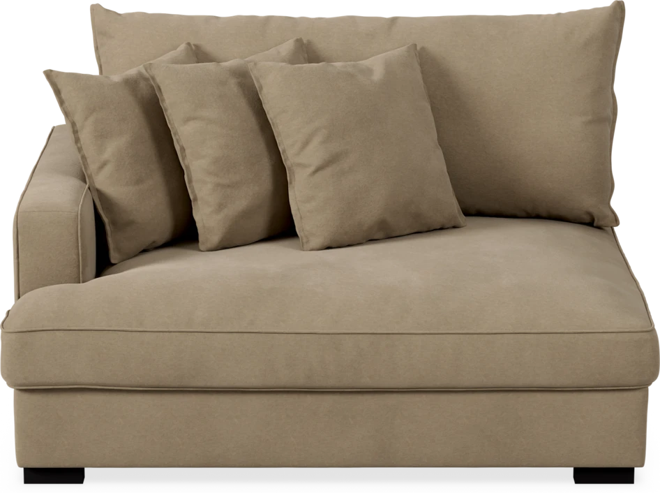 Rossi - 2-sits med armstöd vänster - Beige
