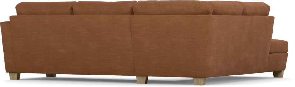 Friday - 2,5-sits soffa med divan vänster - Orange