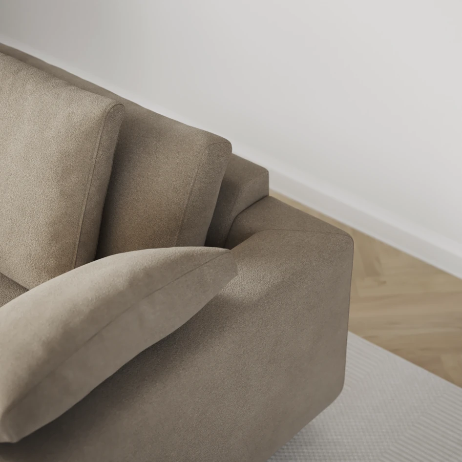 Amie - 3-sits soffa - Beige