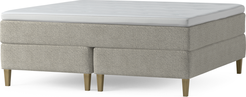 Delux Exclusive - Kontinentalsäng, dubbelsäng med bäddmadrass och sängben