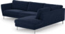 Madison Lux - 3-sits soffa med divan höger - Blå