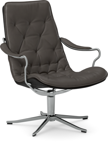 Moore - Fåtölj låg rygg - Grå