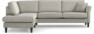 Eden - 2,5-sits soffa med divan - Grå