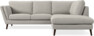 Madison - 2-sits soffa med divan höger - Grå