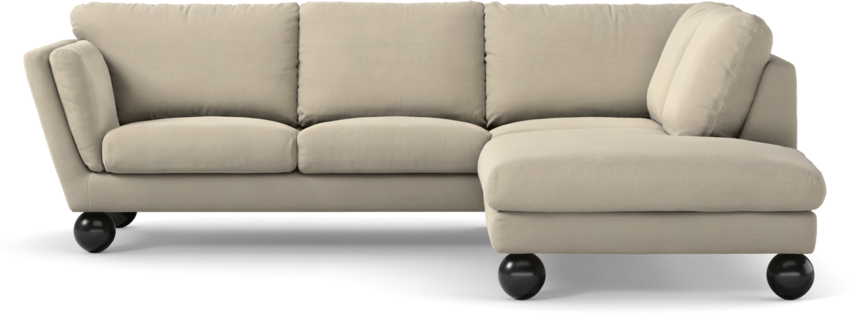 Madison Lux - 2-sits soffa med divan höger - Beige