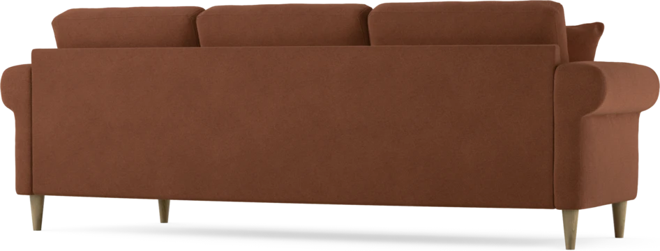Eden - 3-sits soffa svängd - Orange