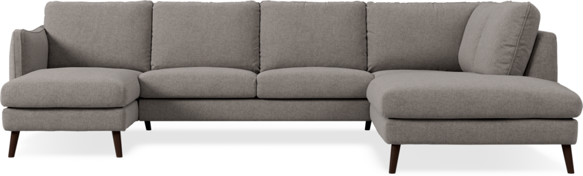 Madison Lux - 2-sits soffa med schäslong vänster och divan höger - Beige