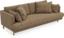 Harper - 3-sits soffa, hel dyna - Brun