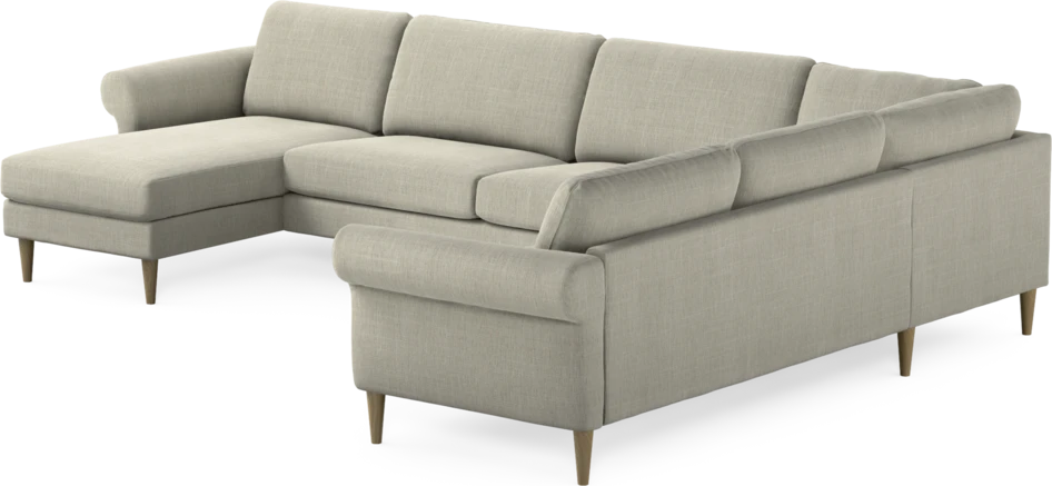 Bridge - Hörnsoffa, 3+2-sits med schäslong vänster - Beige