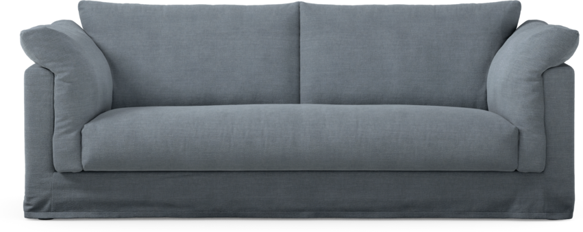 Cherrie Klädsel - Klädsel till 2,5-sits soffa, hel dyna - Blå