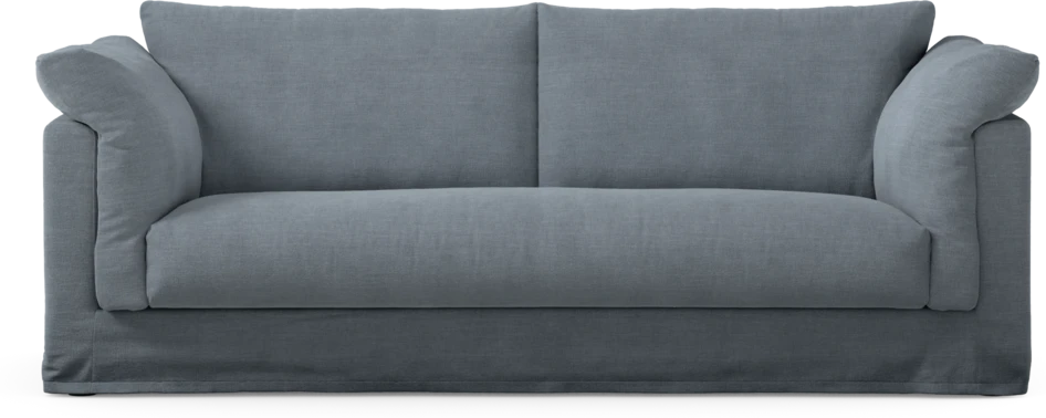 Cherrie Klädsel - Klädsel till 2,5-sits soffa, hel dyna - Blå