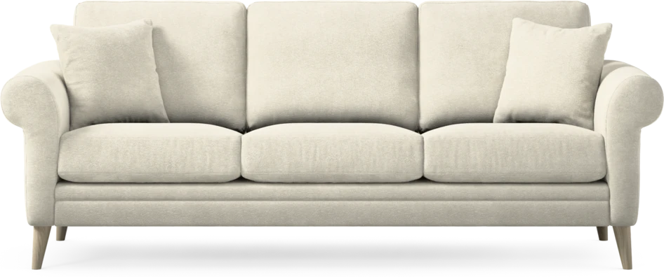 Eden - 3-sits soffa - Vit